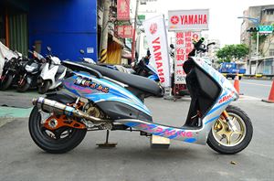 板井盃160B組冠軍　YAMAHACYGNUS-X 125　直線的極速猛獸