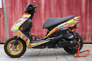 TSR 125D組 亞軍    YAMAHA CYGNUS-X 125　激似原廠黃猛獸