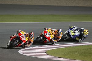 MotoGP Race 1 in Losail Circuit, Qatar    期待已久的2013年 MotoGP賽事終於在 Qatar 盛大開鑼！